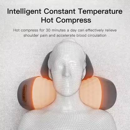 Phenitech Heated Compress Cervical Pillow with Vibration Relief, Cervical Massager, Pillow Traction Massager Memory Foam